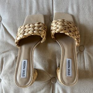Steve Madden Raffia Heels